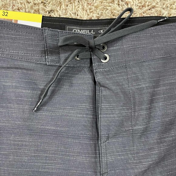 O’Neill Men’s Quick Dry Lightweight Boardshort Shorts Dark Gray, Size 32 (New) - Picture 3 of 9